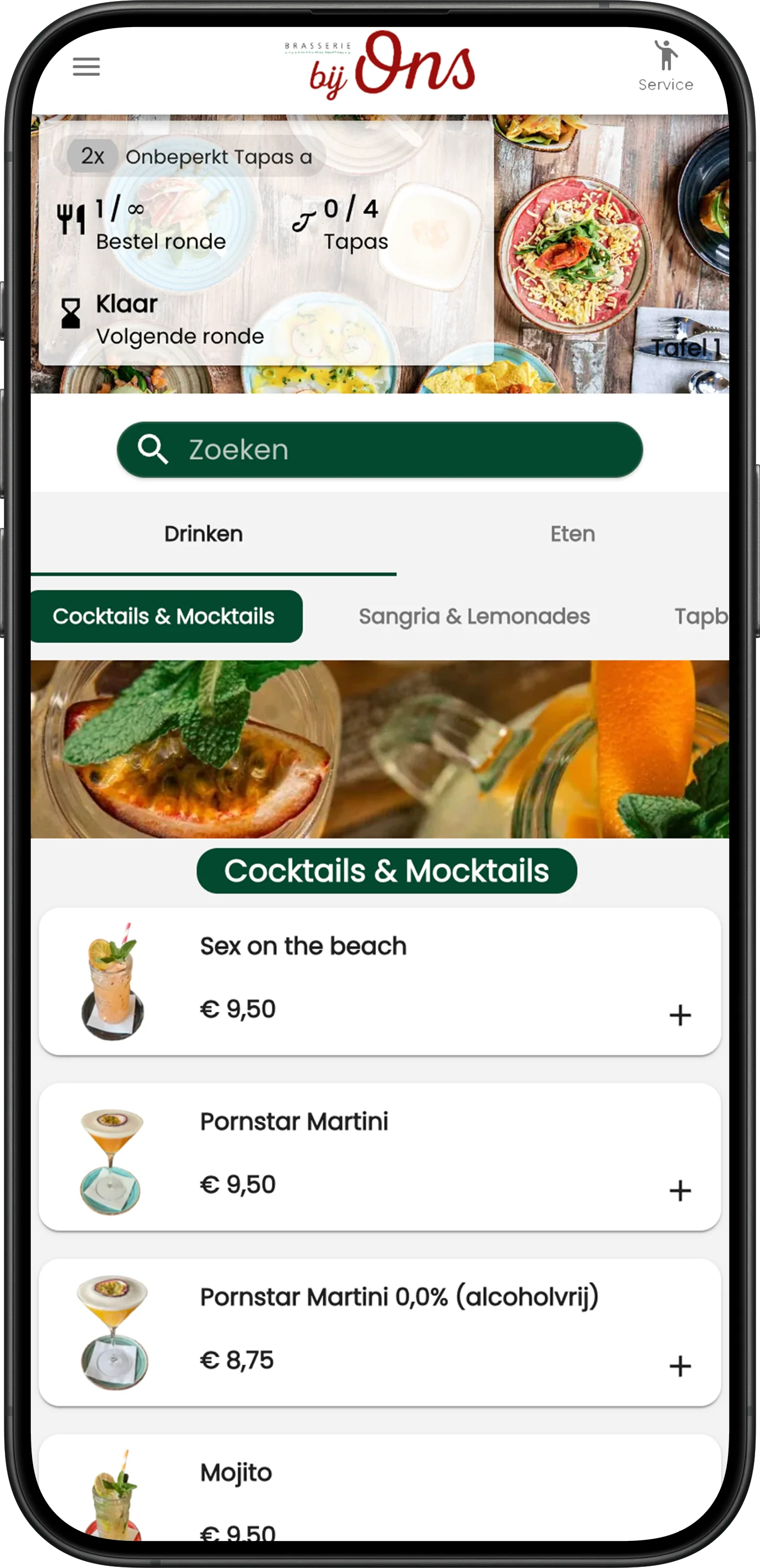 Jamezz All You Can Eat QR ordering - brasserie