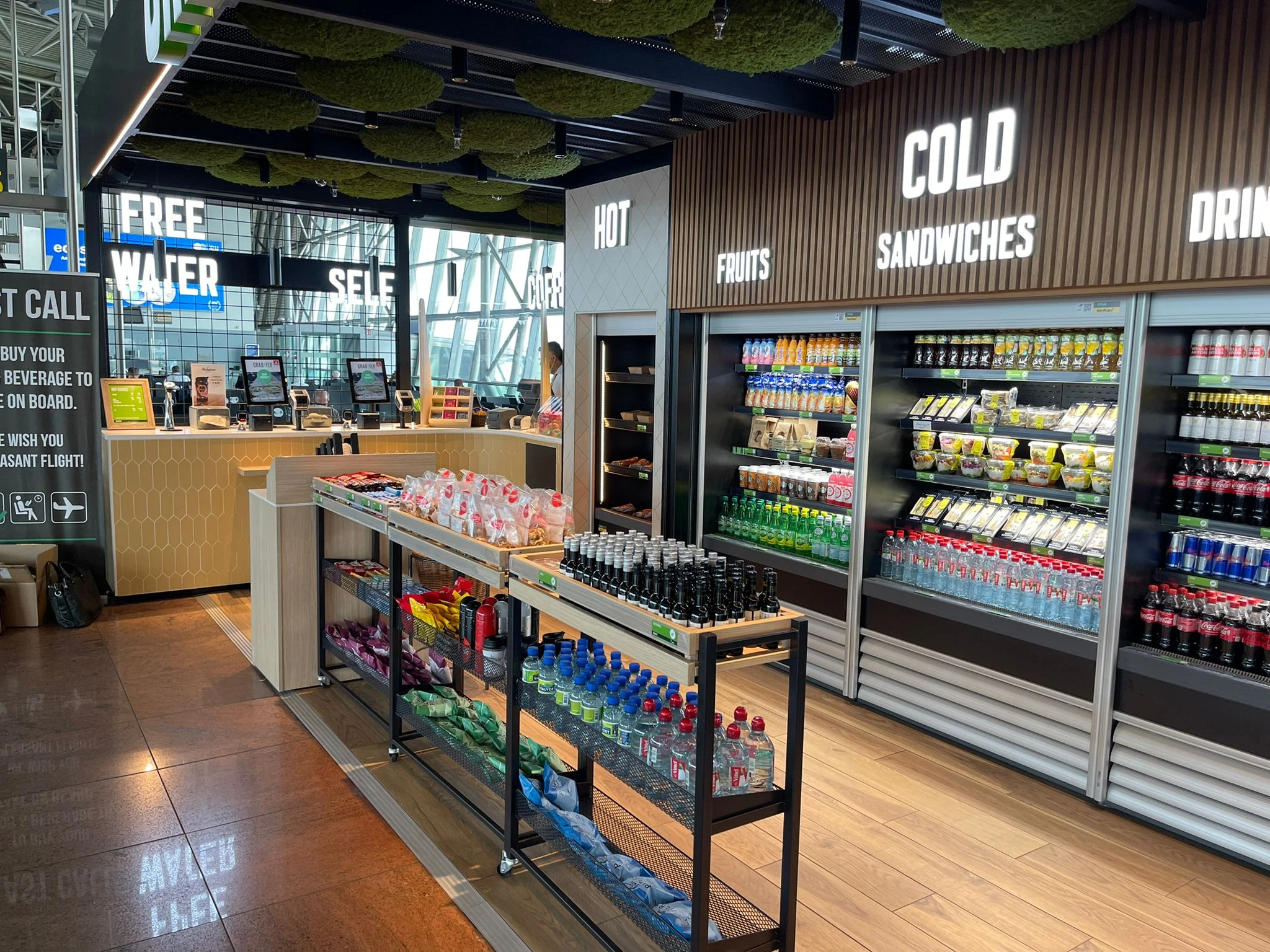 Jamezz kiosk at Autogrill